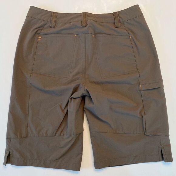 Orvis Ripstop Outdoor Hiking Fishing Camping Shorts Quick Dry Sz 8 Brown Stretch - Picture 2 of 8
